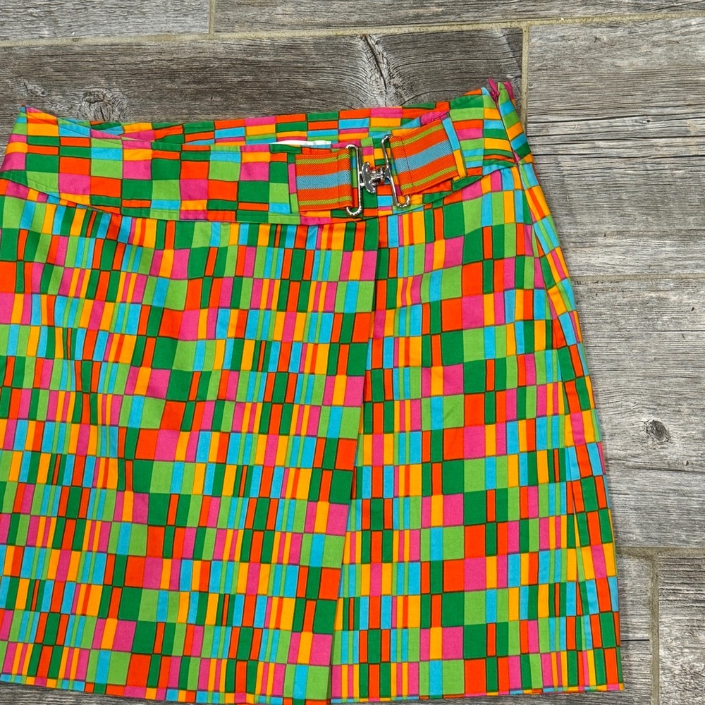 LIZ CLAIBORNE GOLF BRIGHTLY COLORED SKORT LADIES SIZE 8 - Picture 2 of 8
